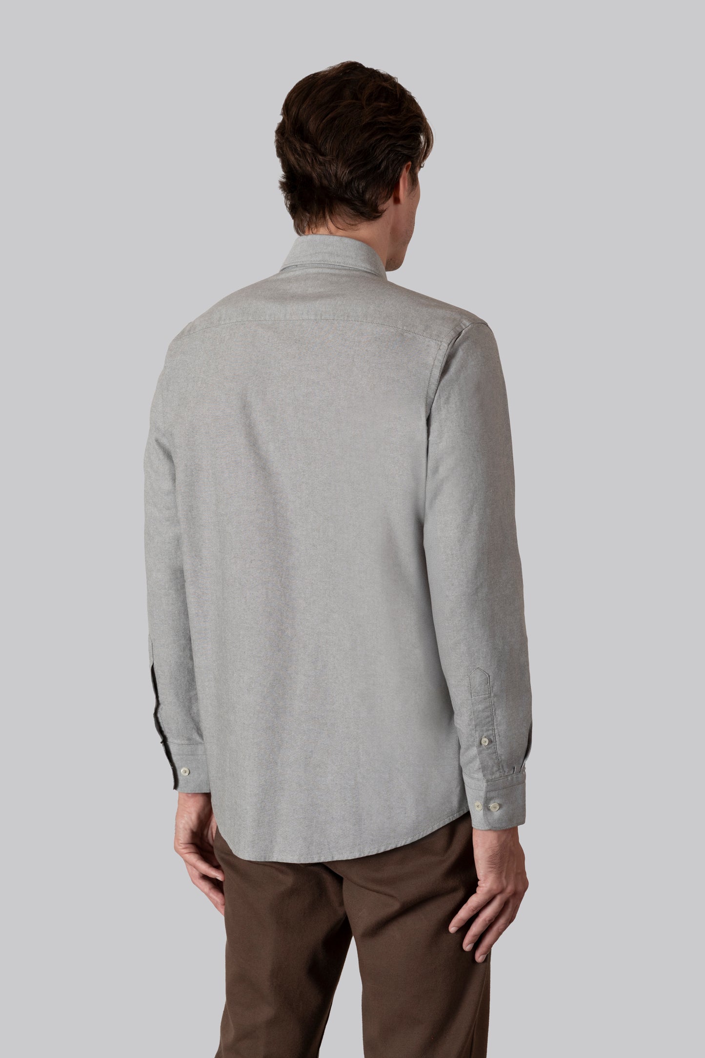 Camicia Camicia in oxford di cotone con taschino e collo button down