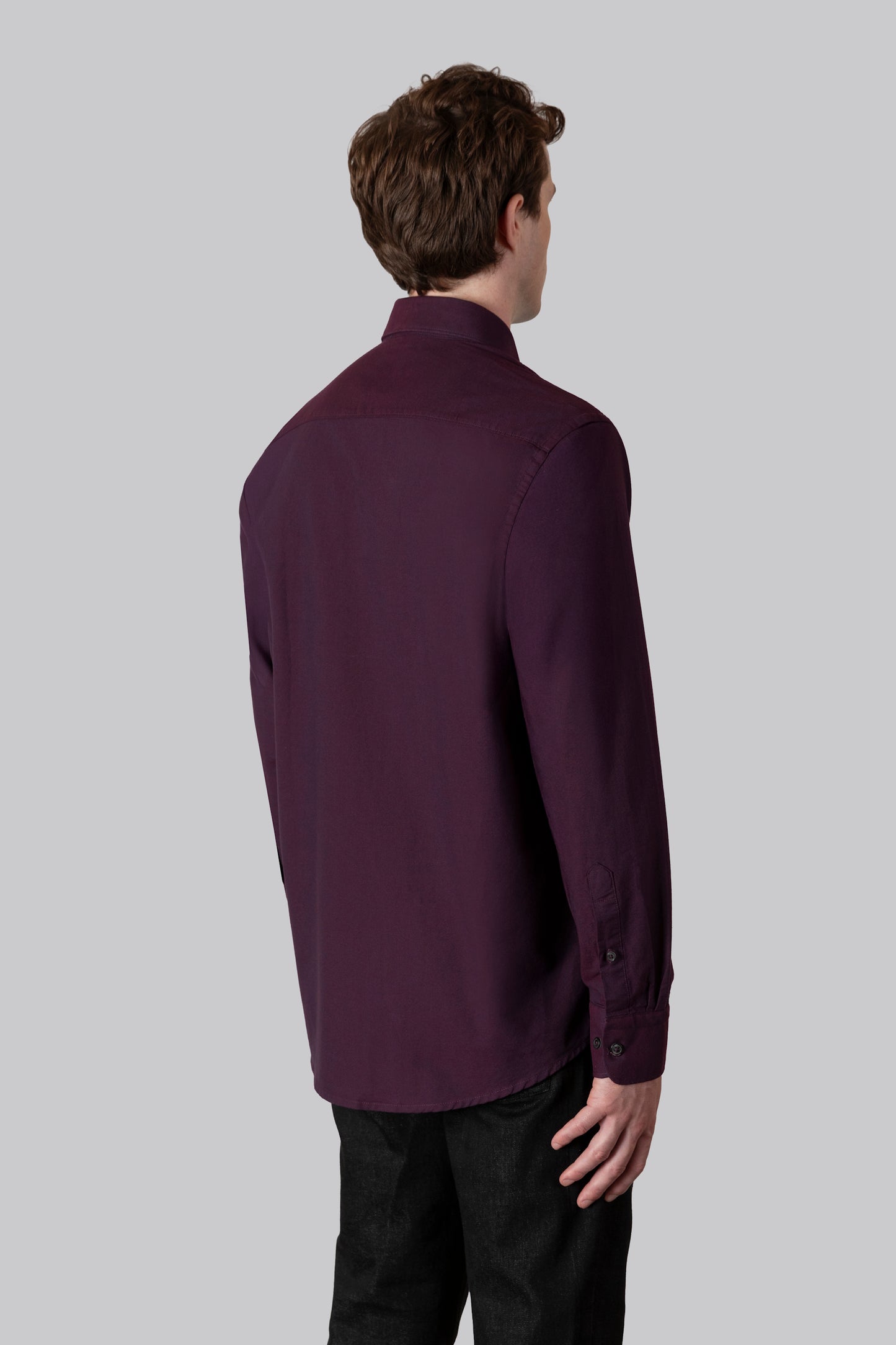 Camicia Camicia in oxford di cotone con taschino e collo button down