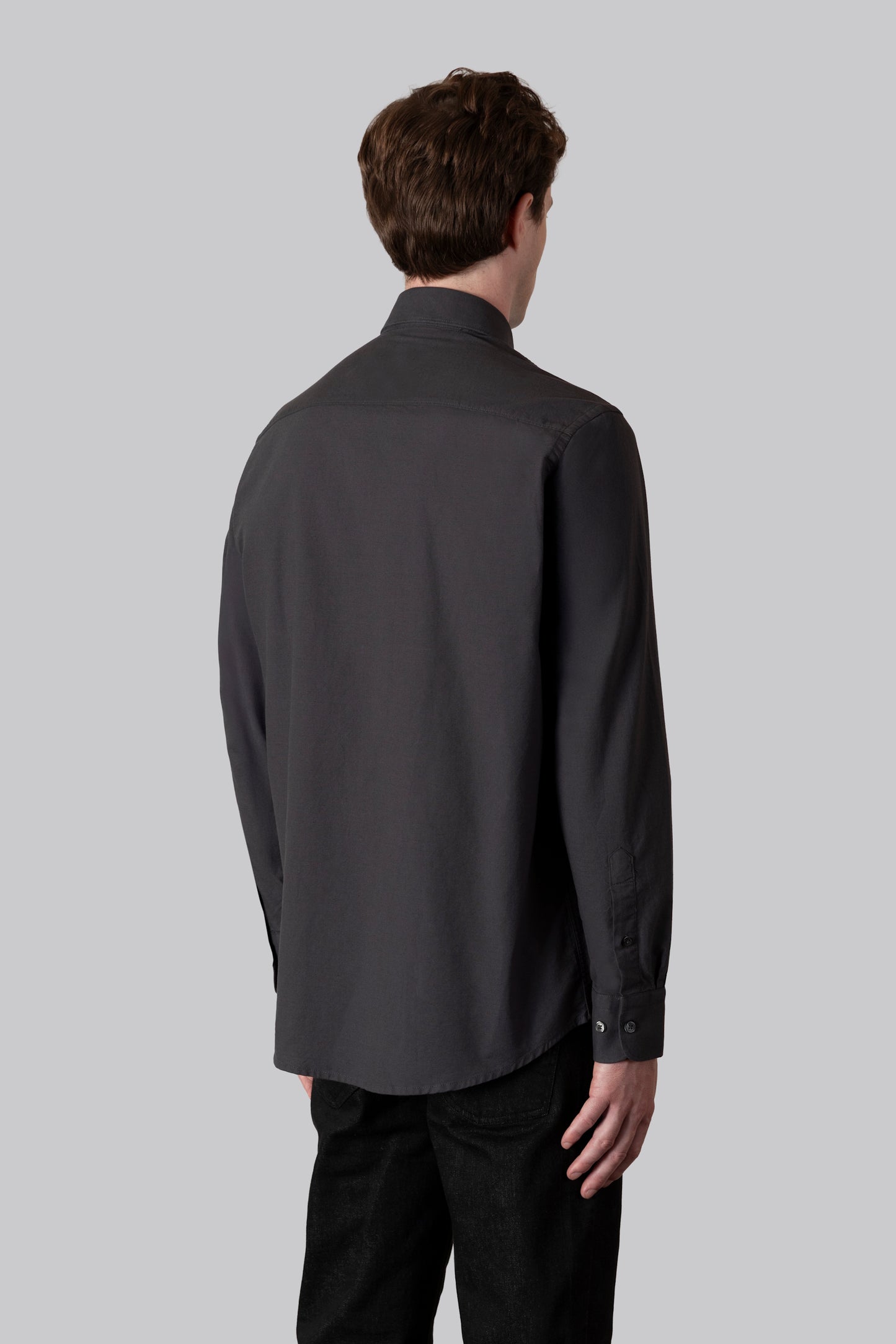 Camicia Camicia in oxford di cotone con taschino e collo button down