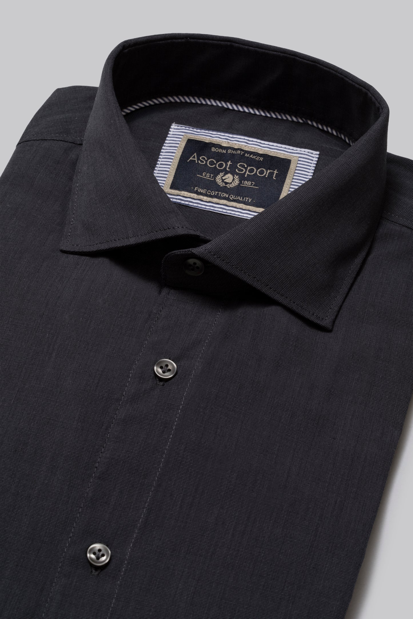 Camicia collo classico in 100% cotone Fil à Fil