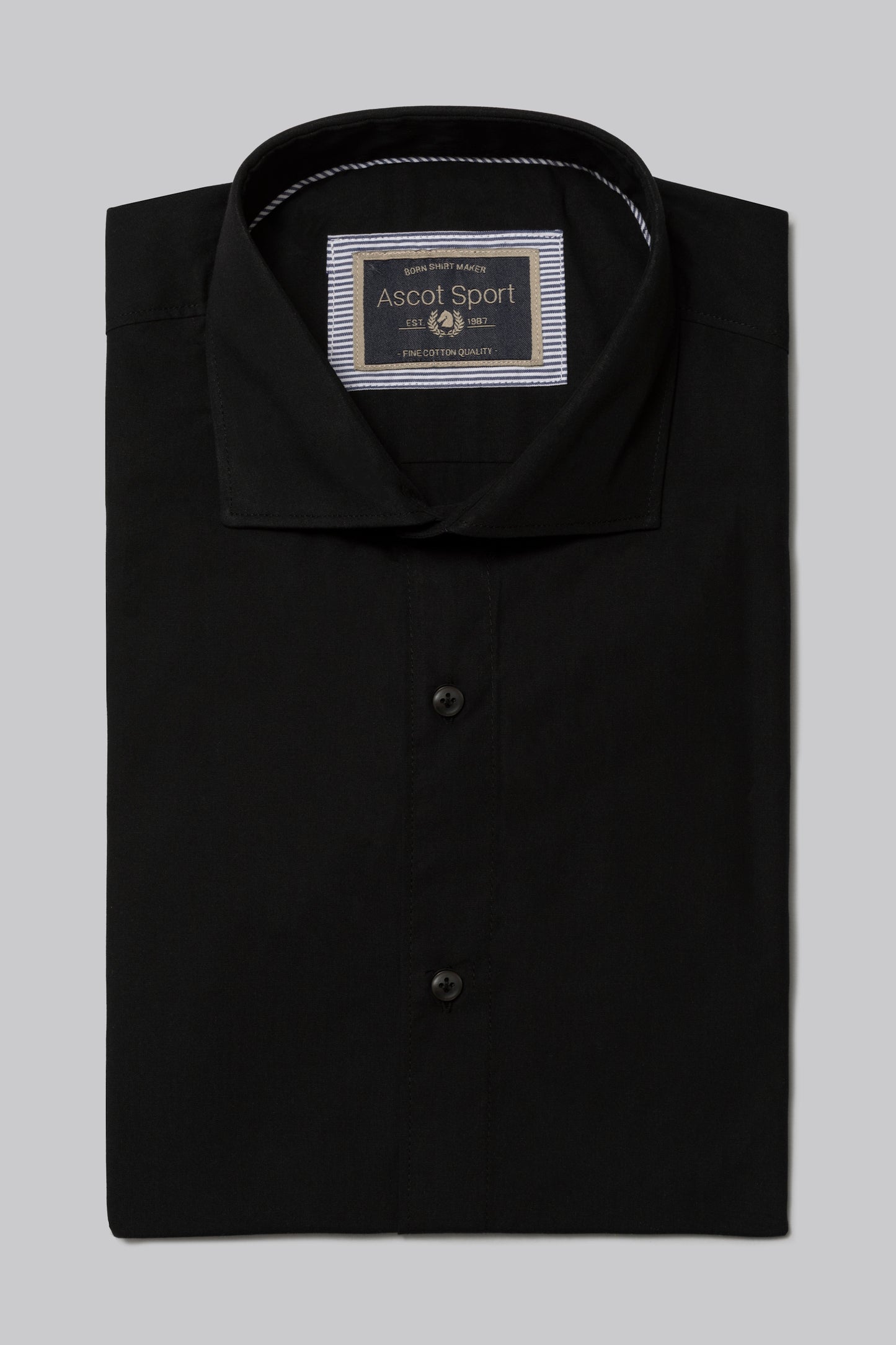 Camicia collo classico in 100% cotone Fil à Fil