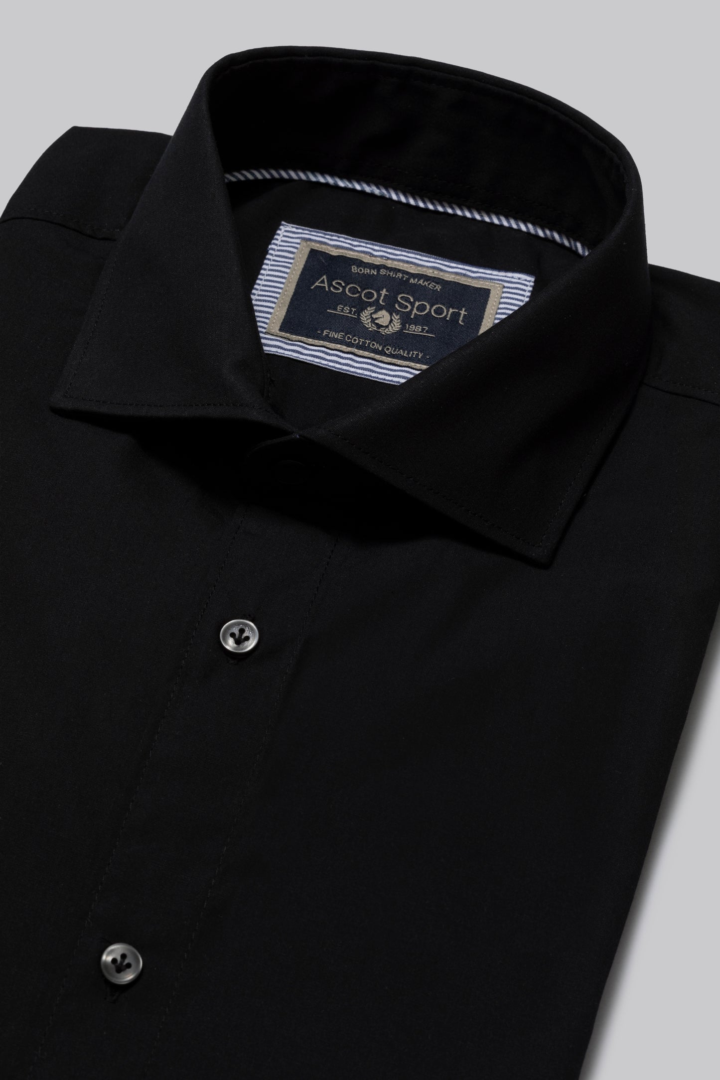 Camicia collo classico in 100% cotone Fil à Fil