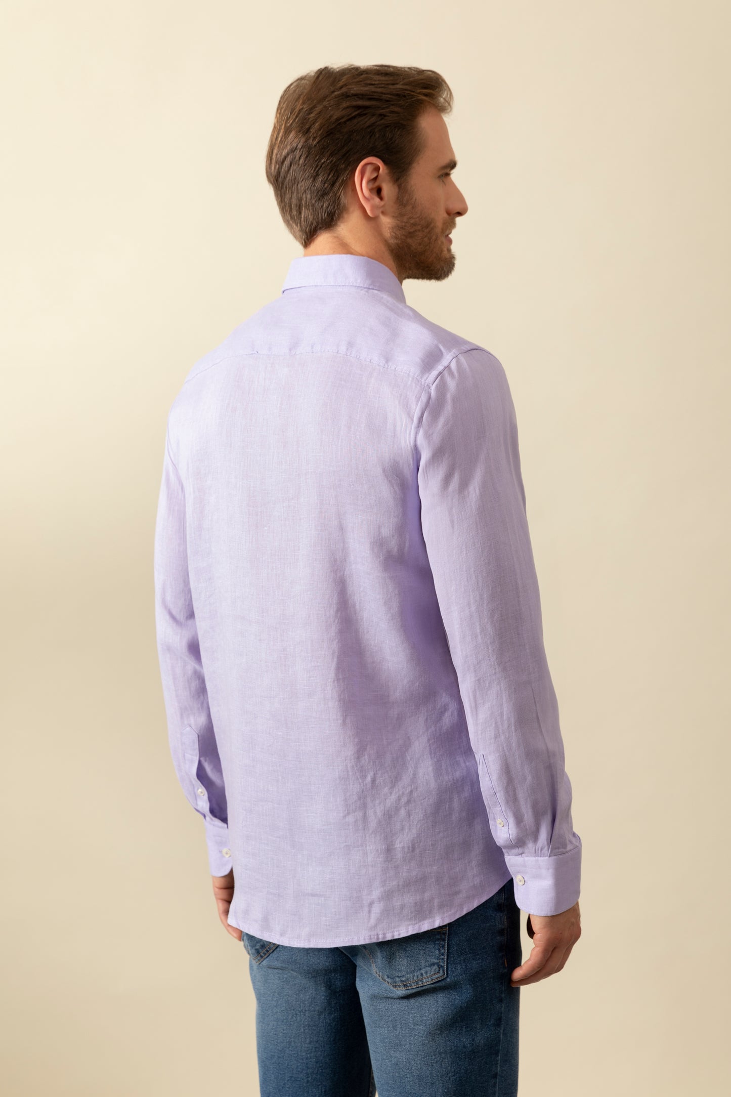 Button Down shirt in 100% pure linen