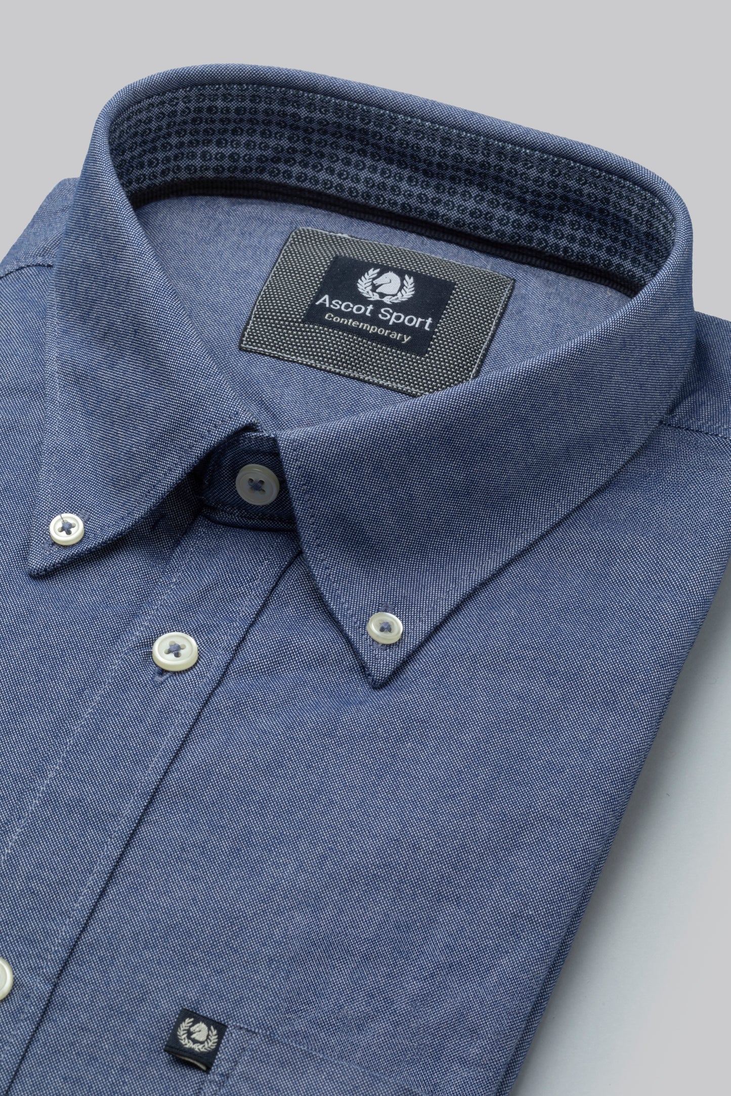 Camicia button down in oxford di cotone