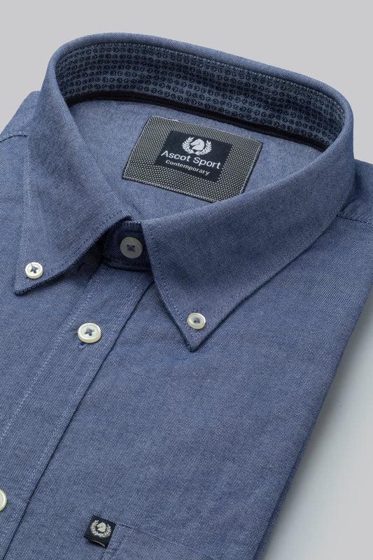 Camicia button down in oxford di cotone
