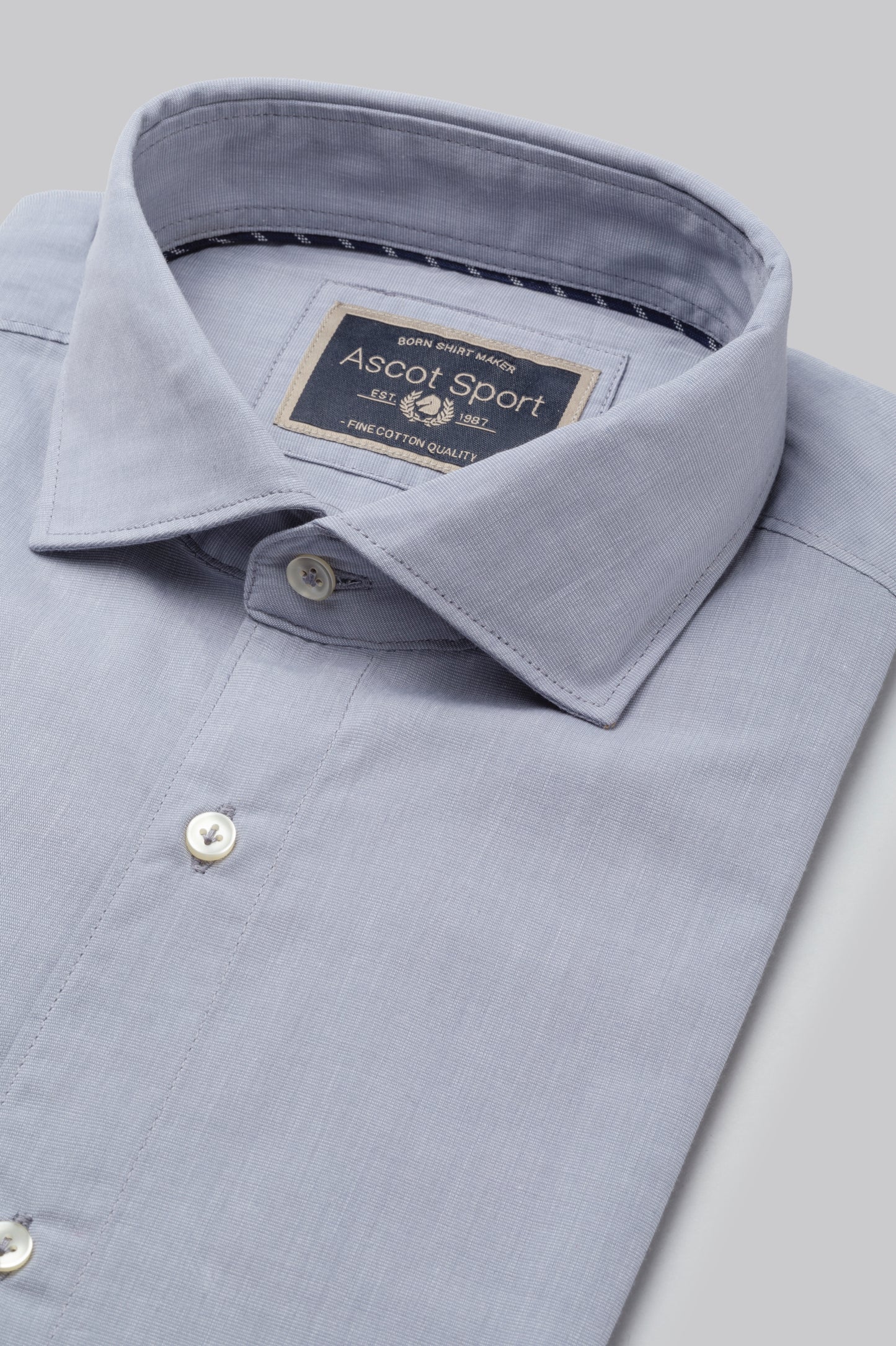 Camicia 100% cotone fil à fil