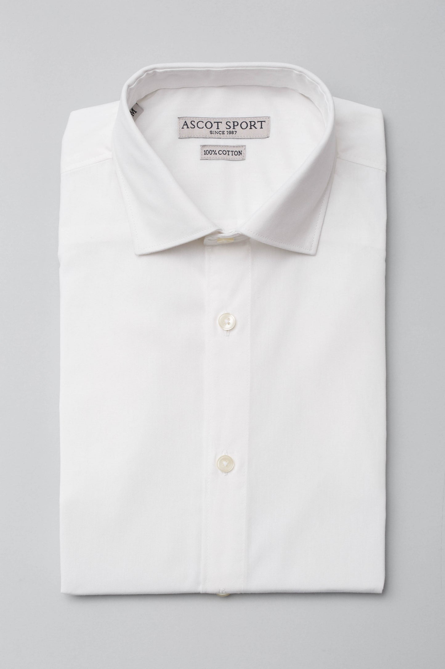 Camicia bianca a maniche lunghe