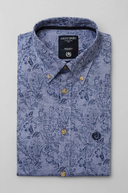 Printed cotton shirt
