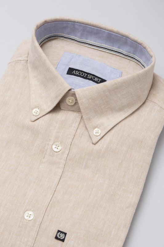 Linen blend shirt