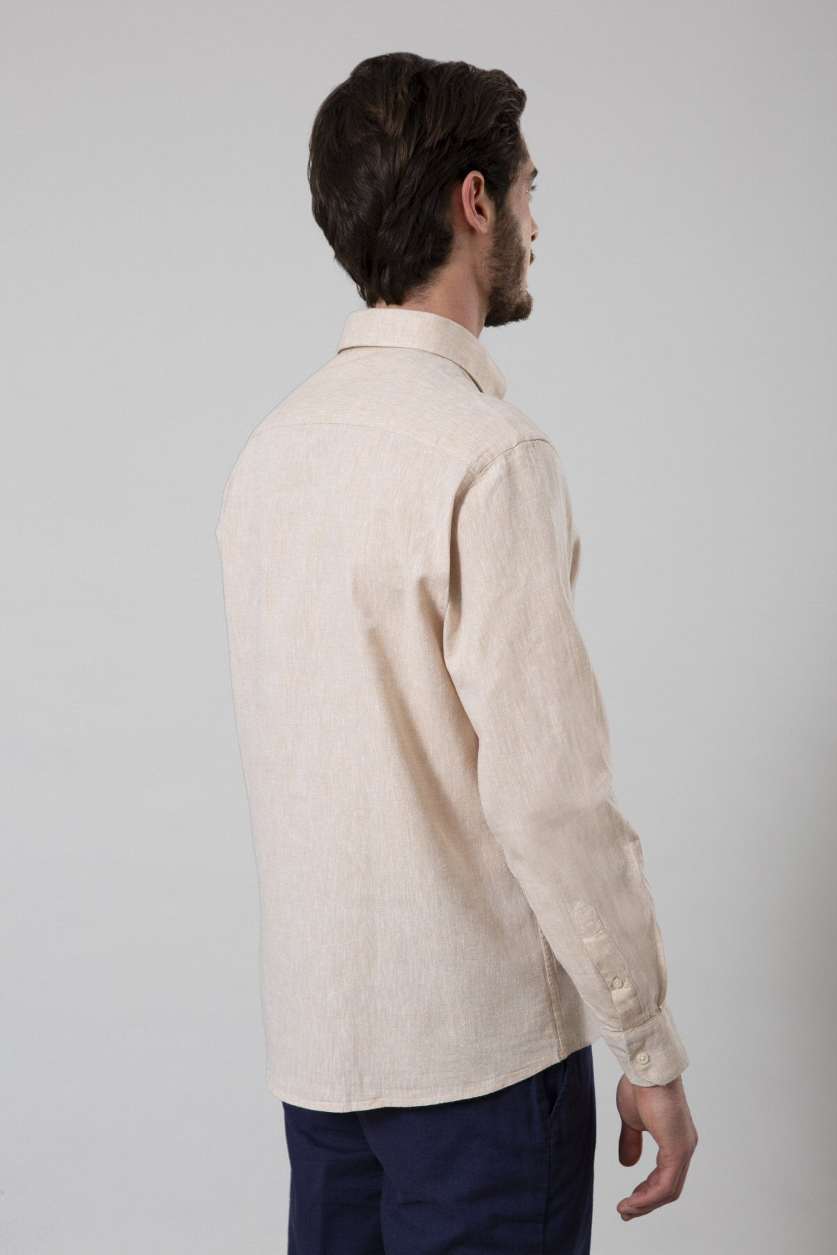 Camicia misto lino