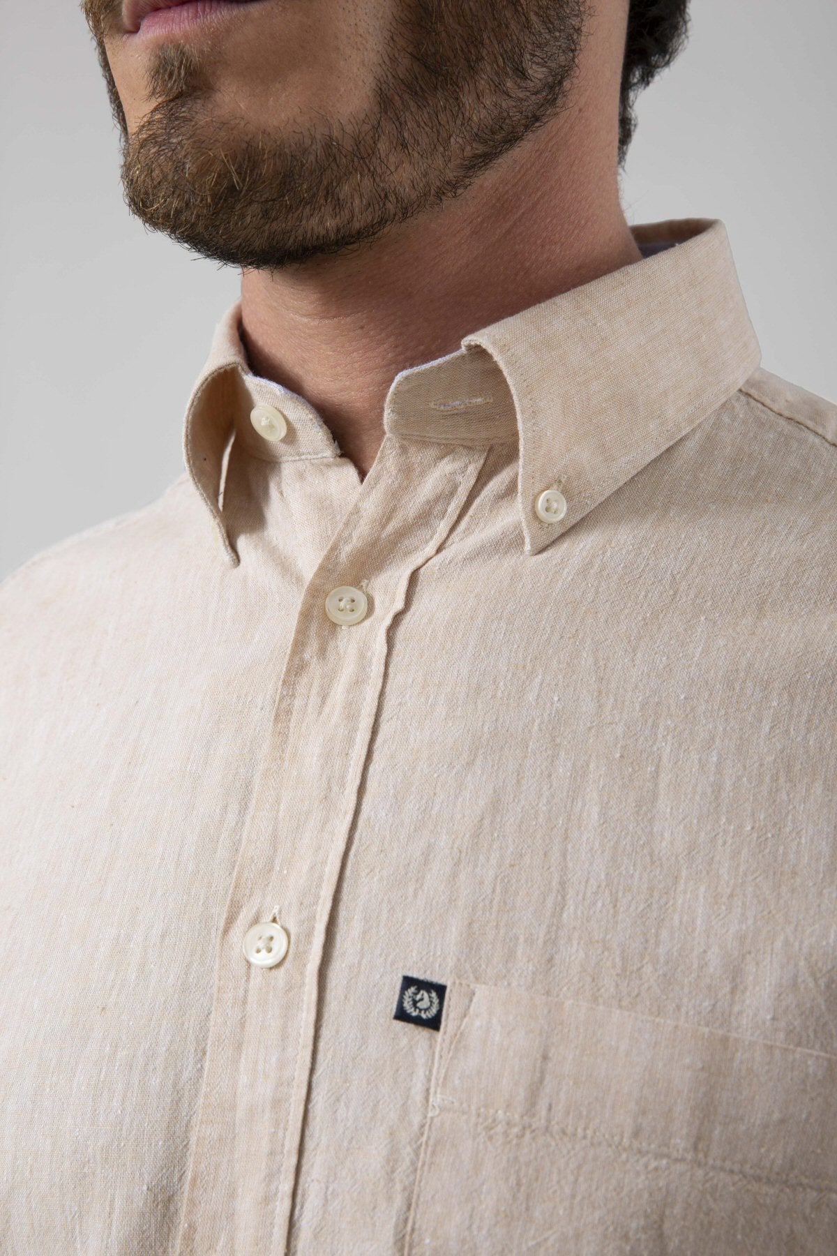 Camicia misto lino