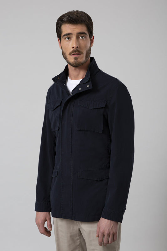 Field jacket in cotone