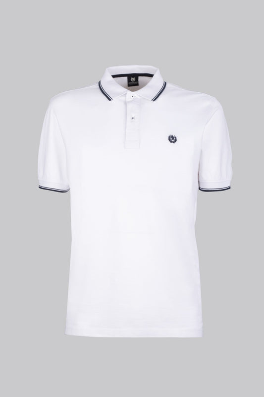 Piqué polo shirt with contrast