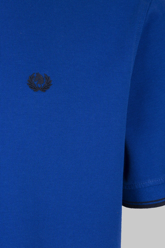 Piqué polo shirt with contrast
