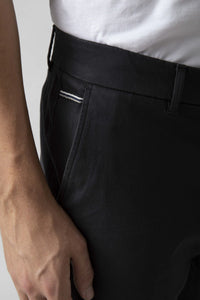 Pantalone chino diagonale di cotone