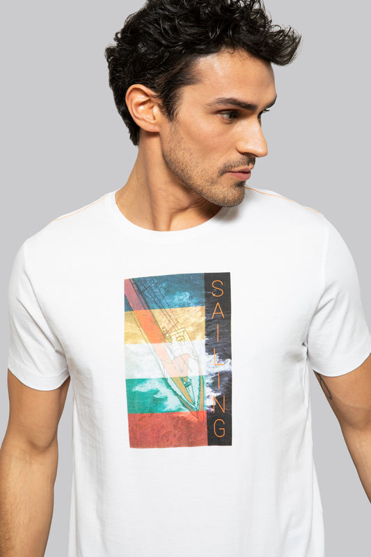 T-shirt grafica 100% cotone