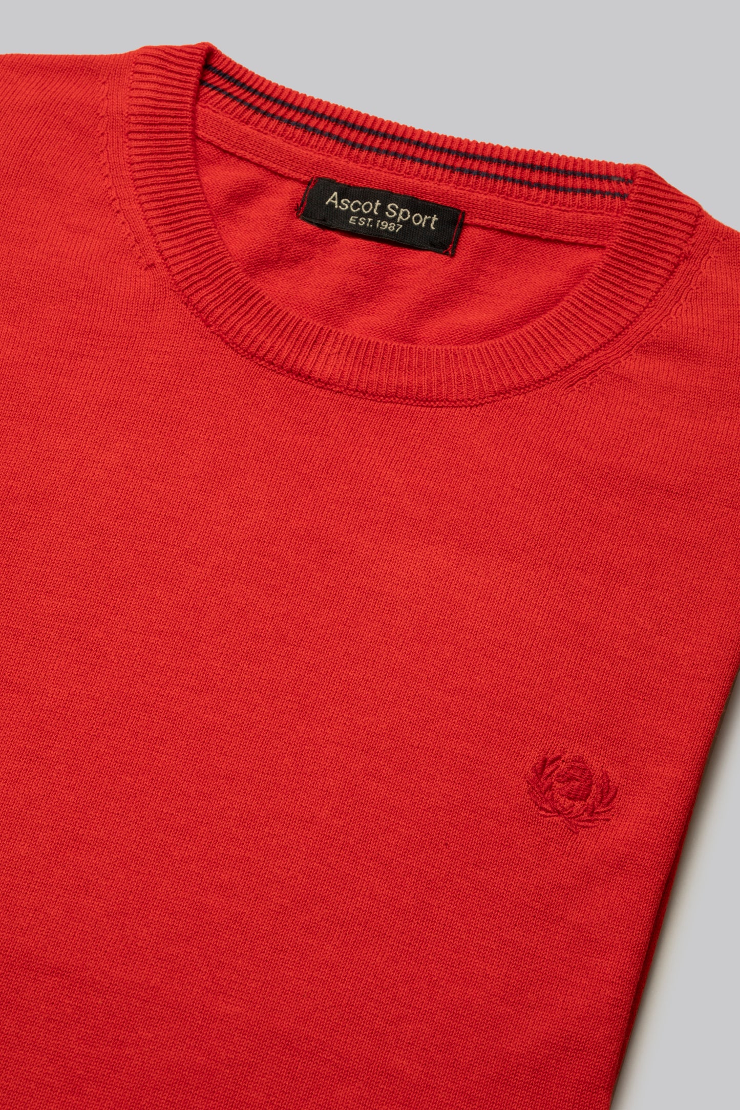 100% light cotton crew neck sweater
