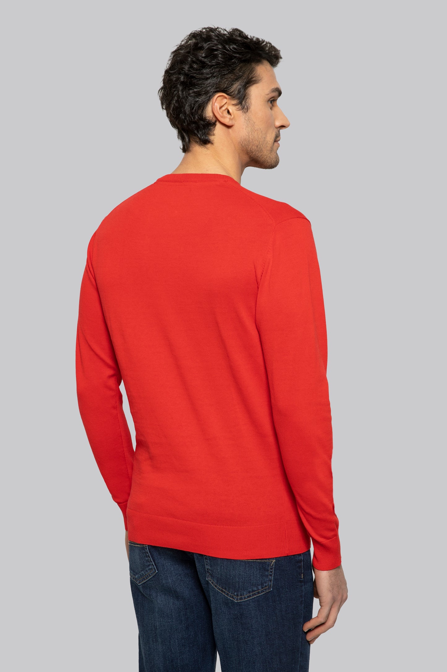 100% light cotton crew neck sweater