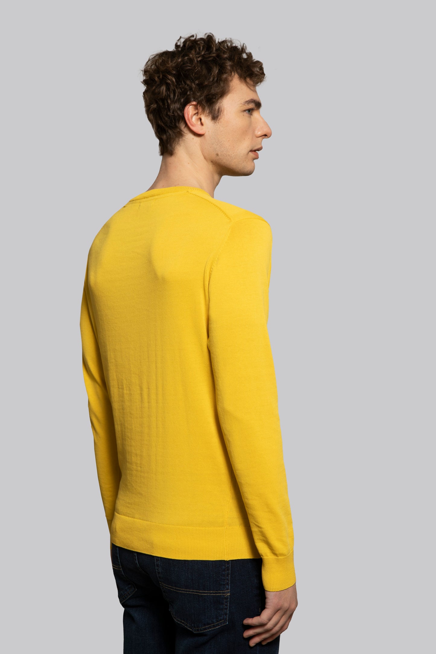 100% light cotton crew neck sweater