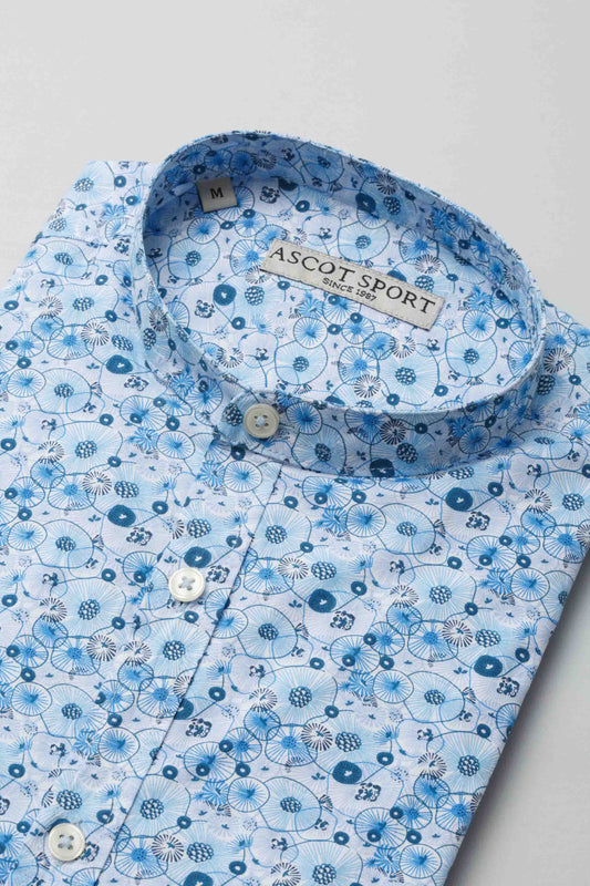 Shirt with geometric print