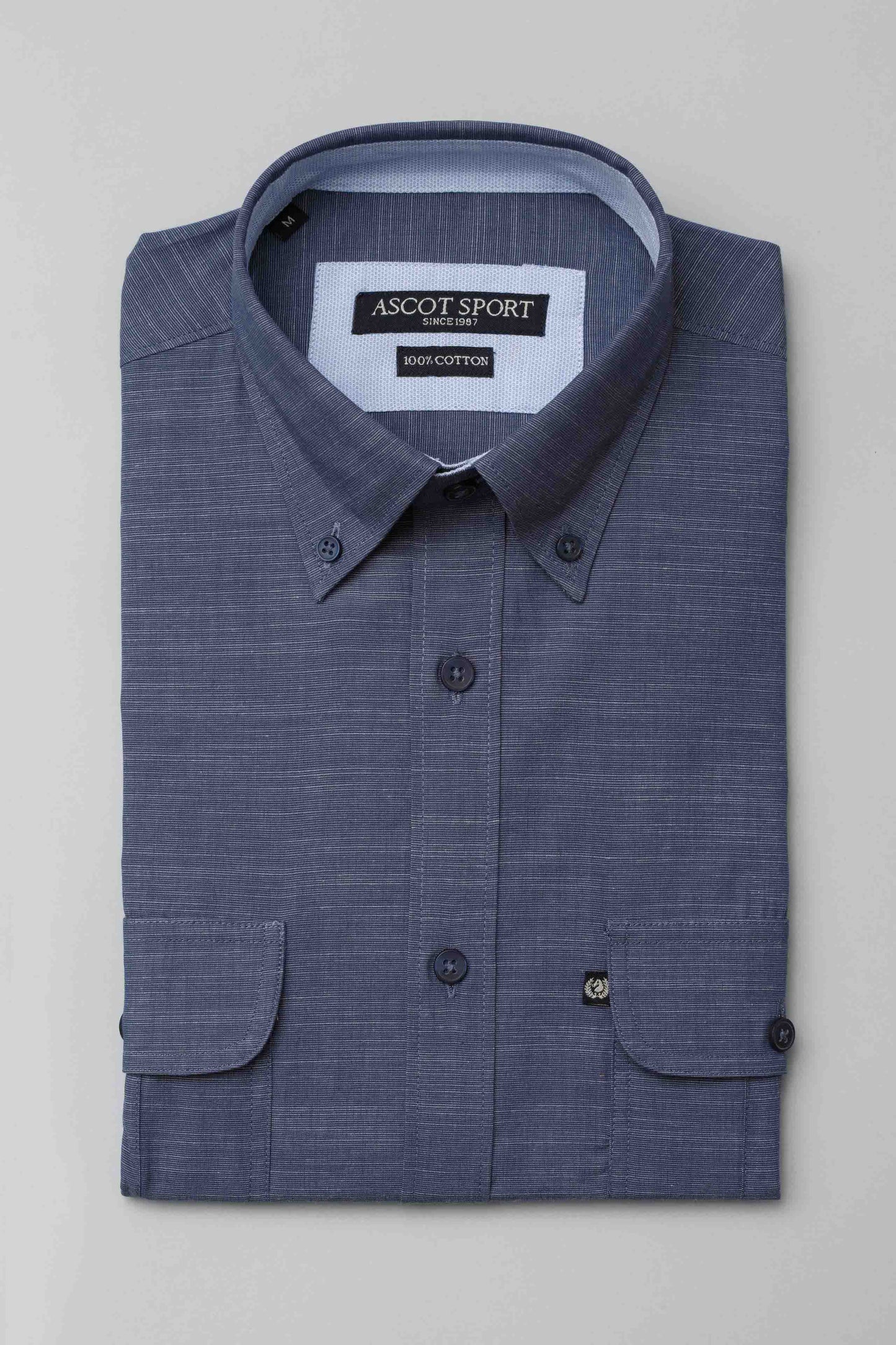 Pure cotton blue shirt