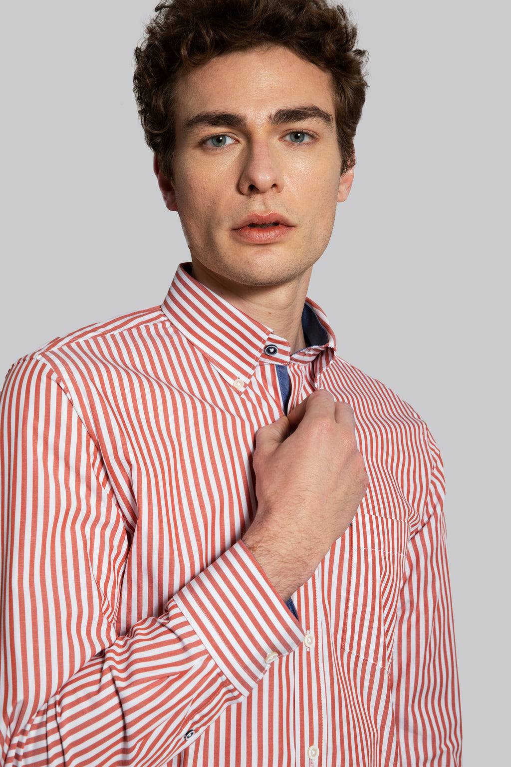 Camicia Button Down a riga pari Ascot Sport