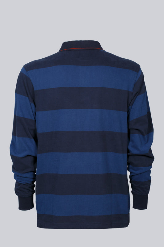 Striped polo shirt