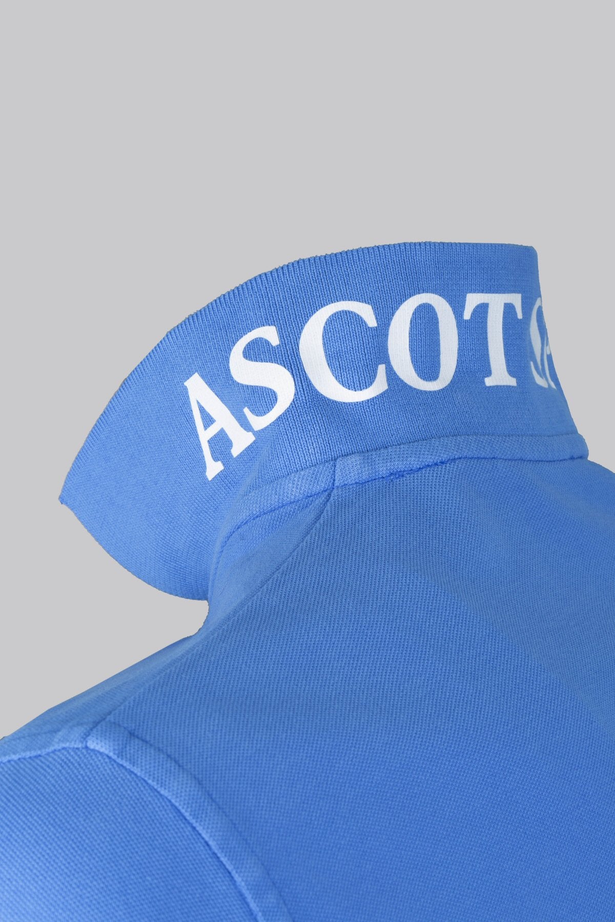 Garment-dyed cotton polo shirt