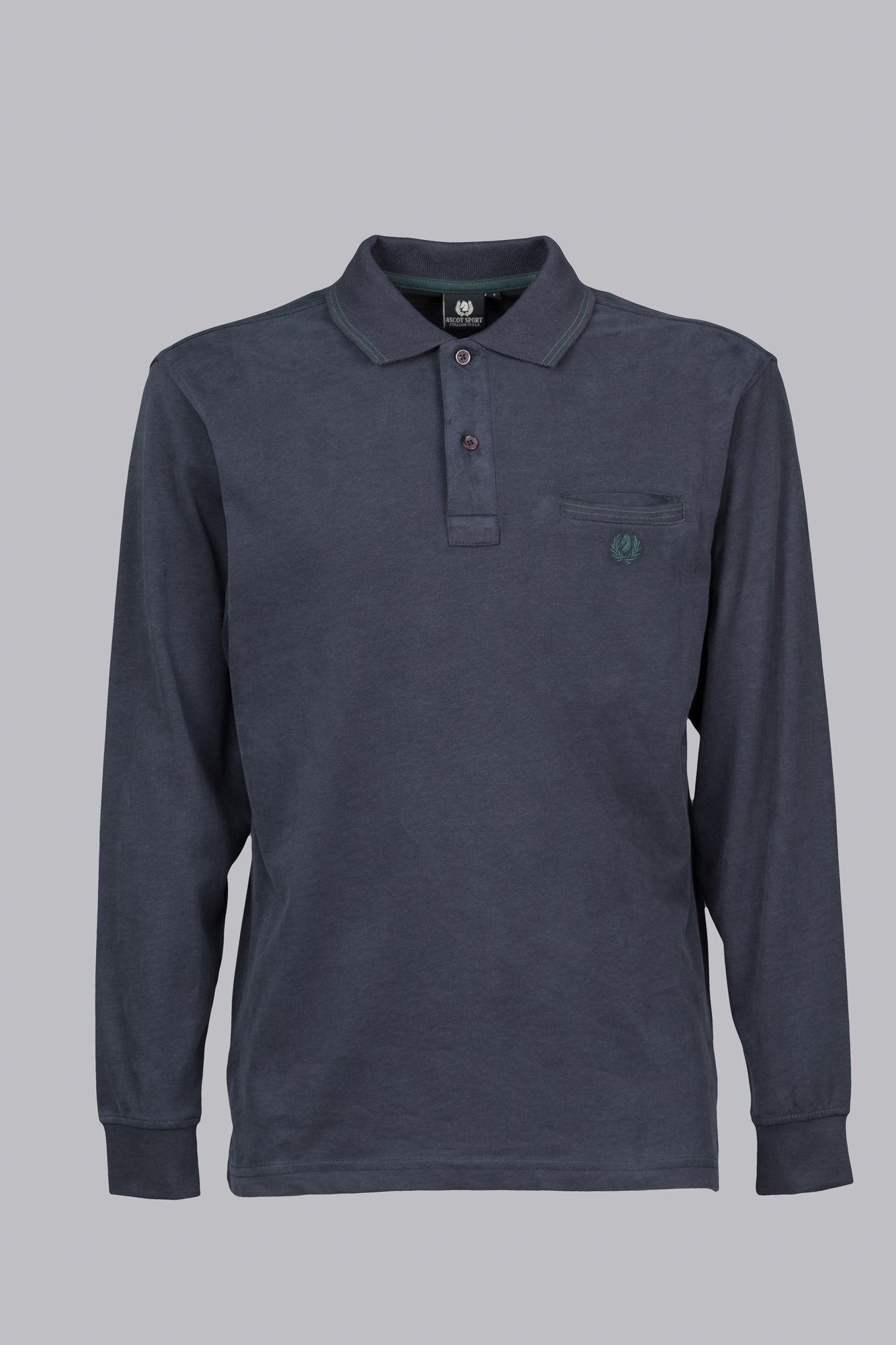 Long-sleeved polo shirt