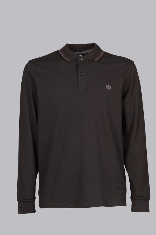 Brown polo shirt