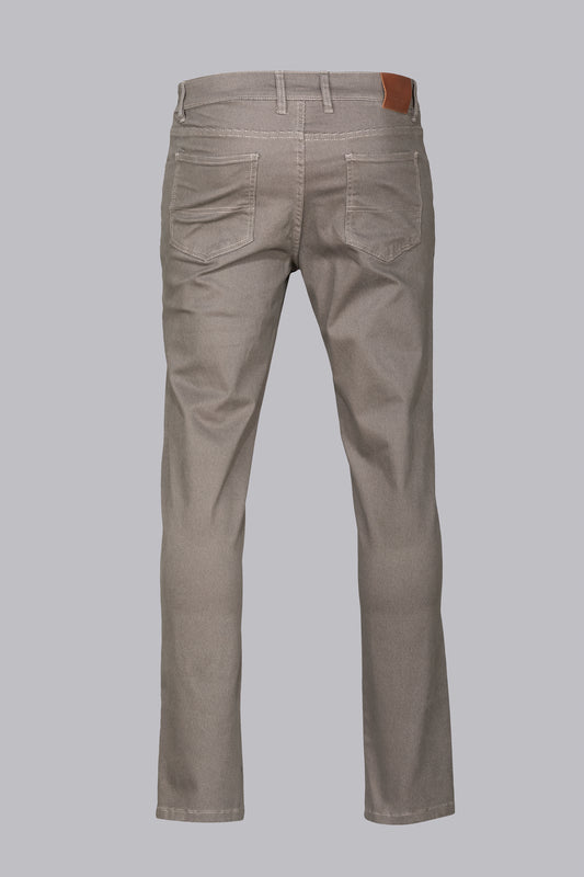 Trousers with houndstooth pattern