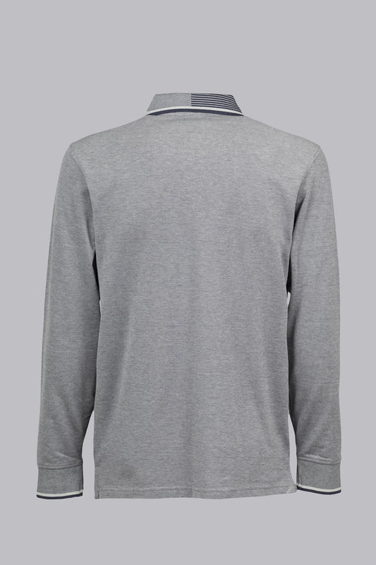 Grey polo shirt