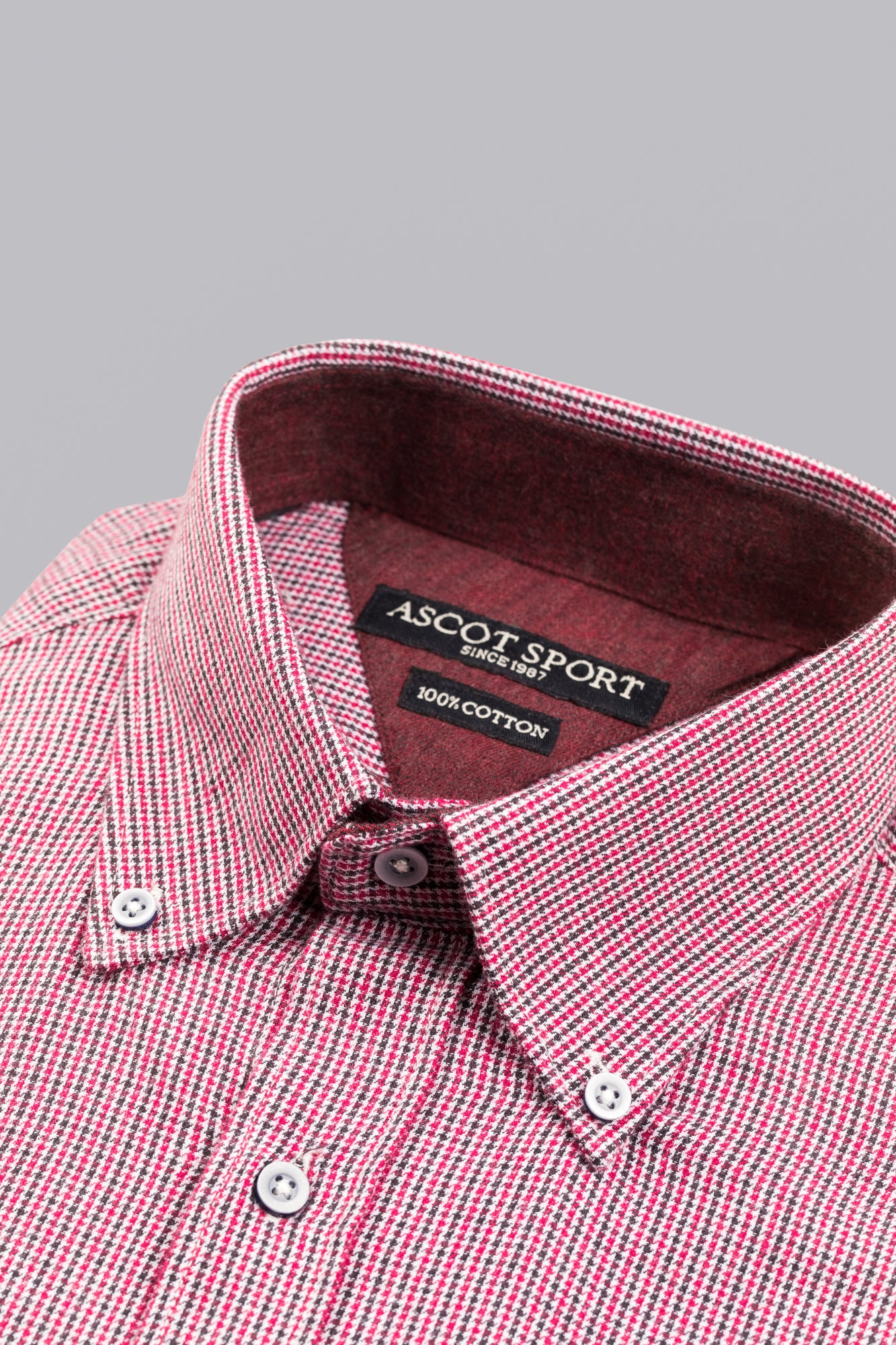 Red and white shirt