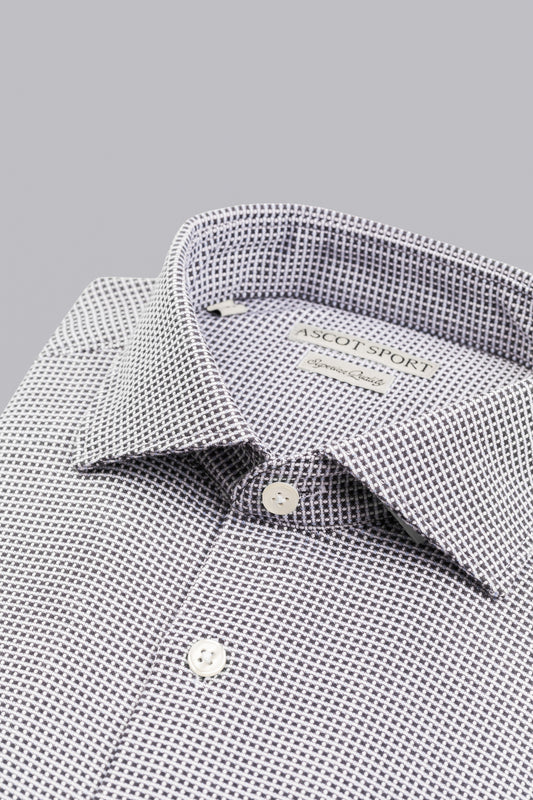 Grey checked shirt