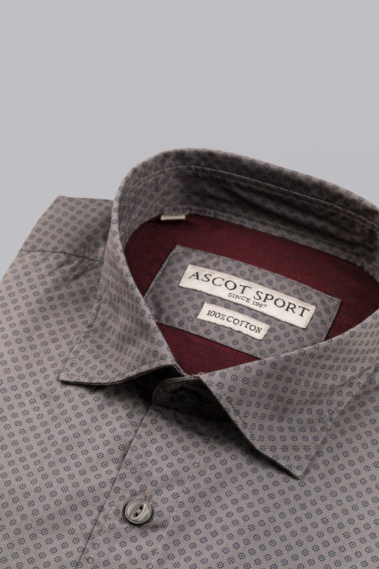 Shirt with checked pattern