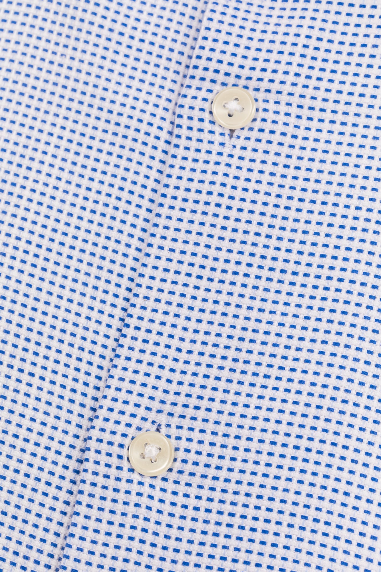 Checked blue shirt