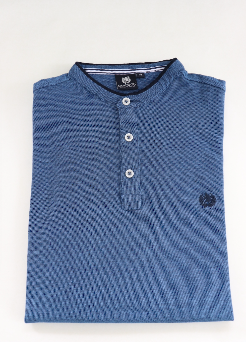 Men's polo in two tones