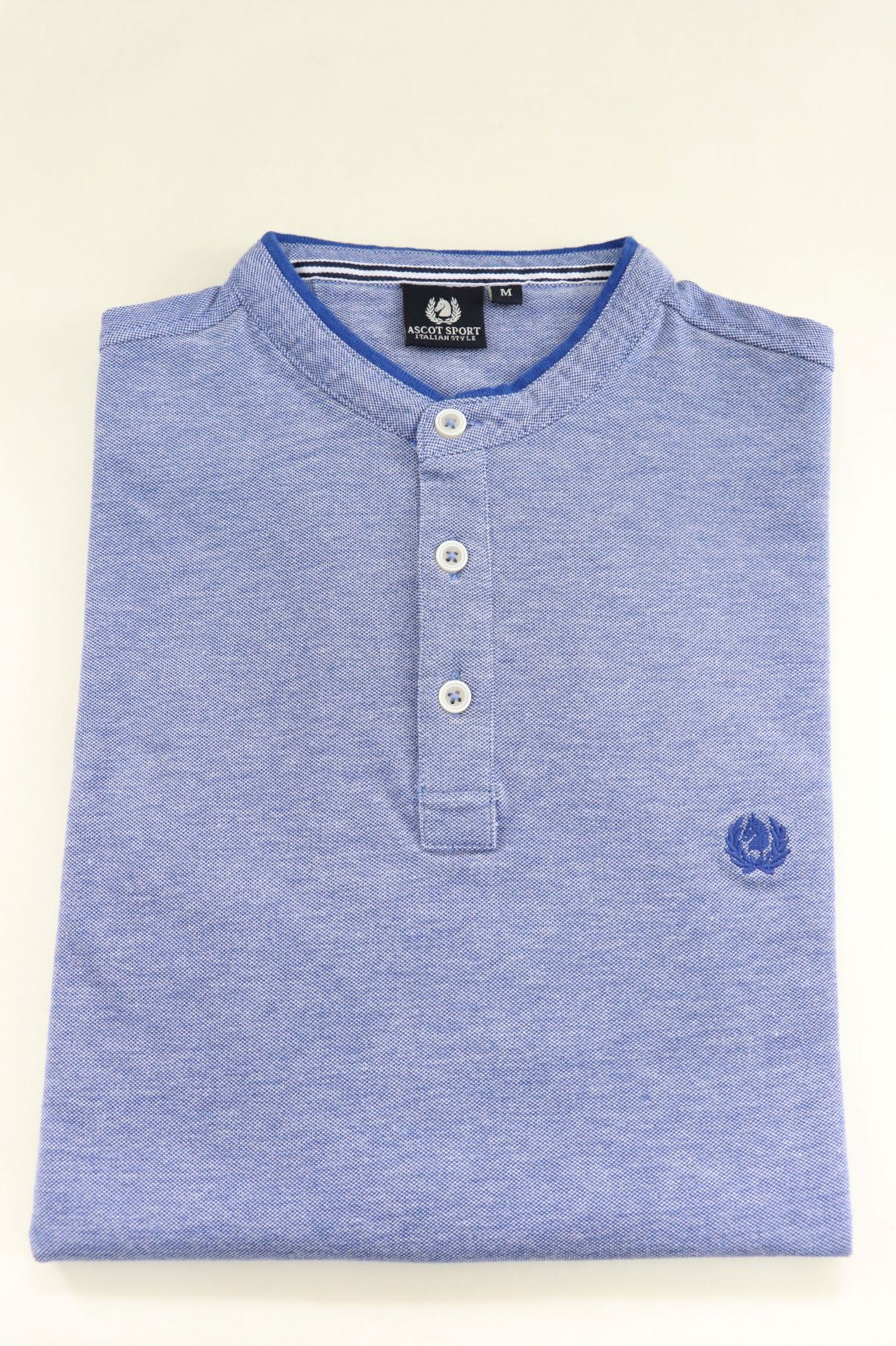 Men's polo in two tones