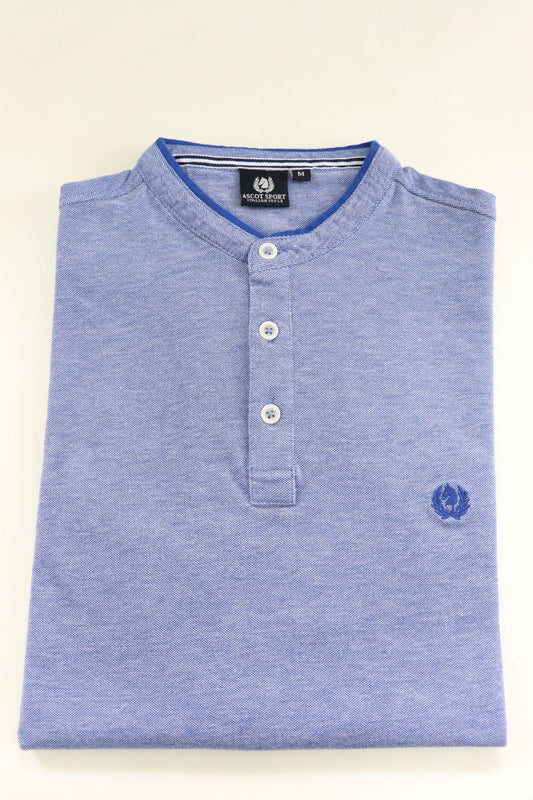 Polo uomo in due toni