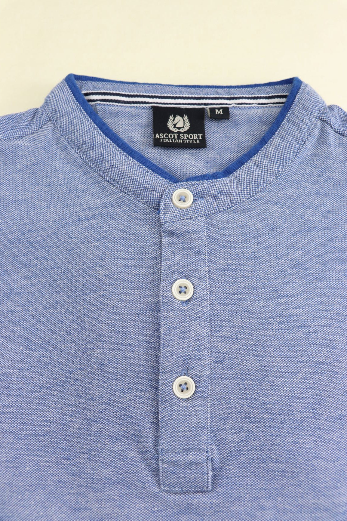 Men's polo in two tones