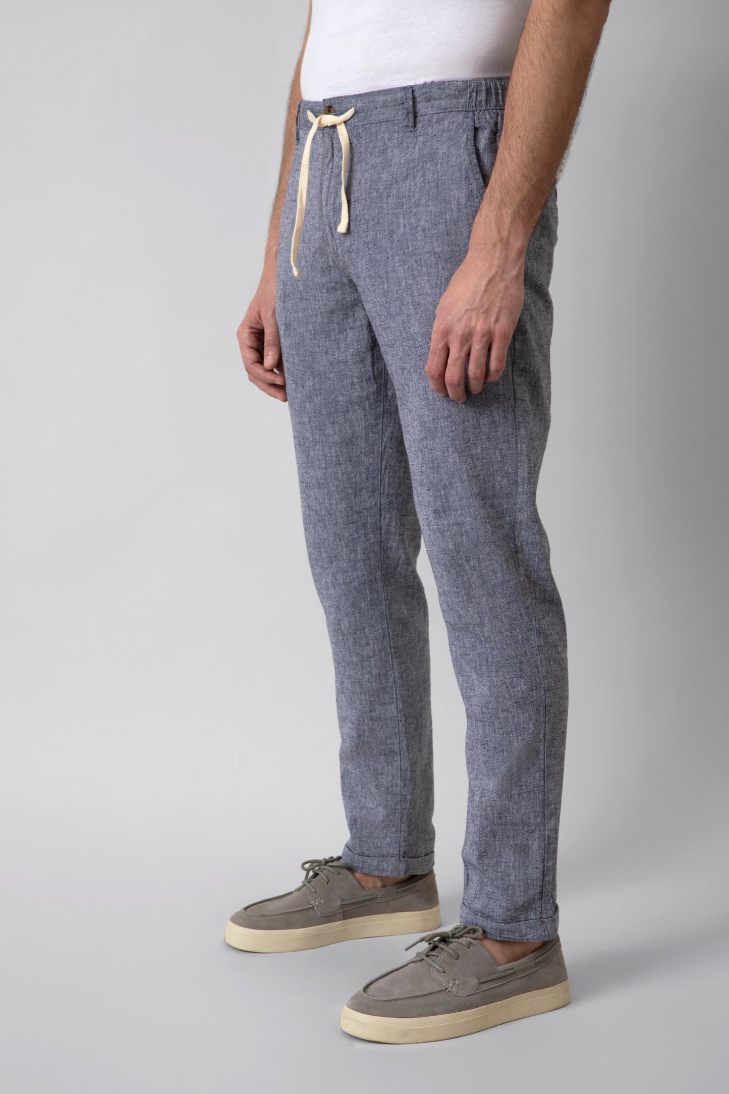 Pantalaccio in misto lino cotone