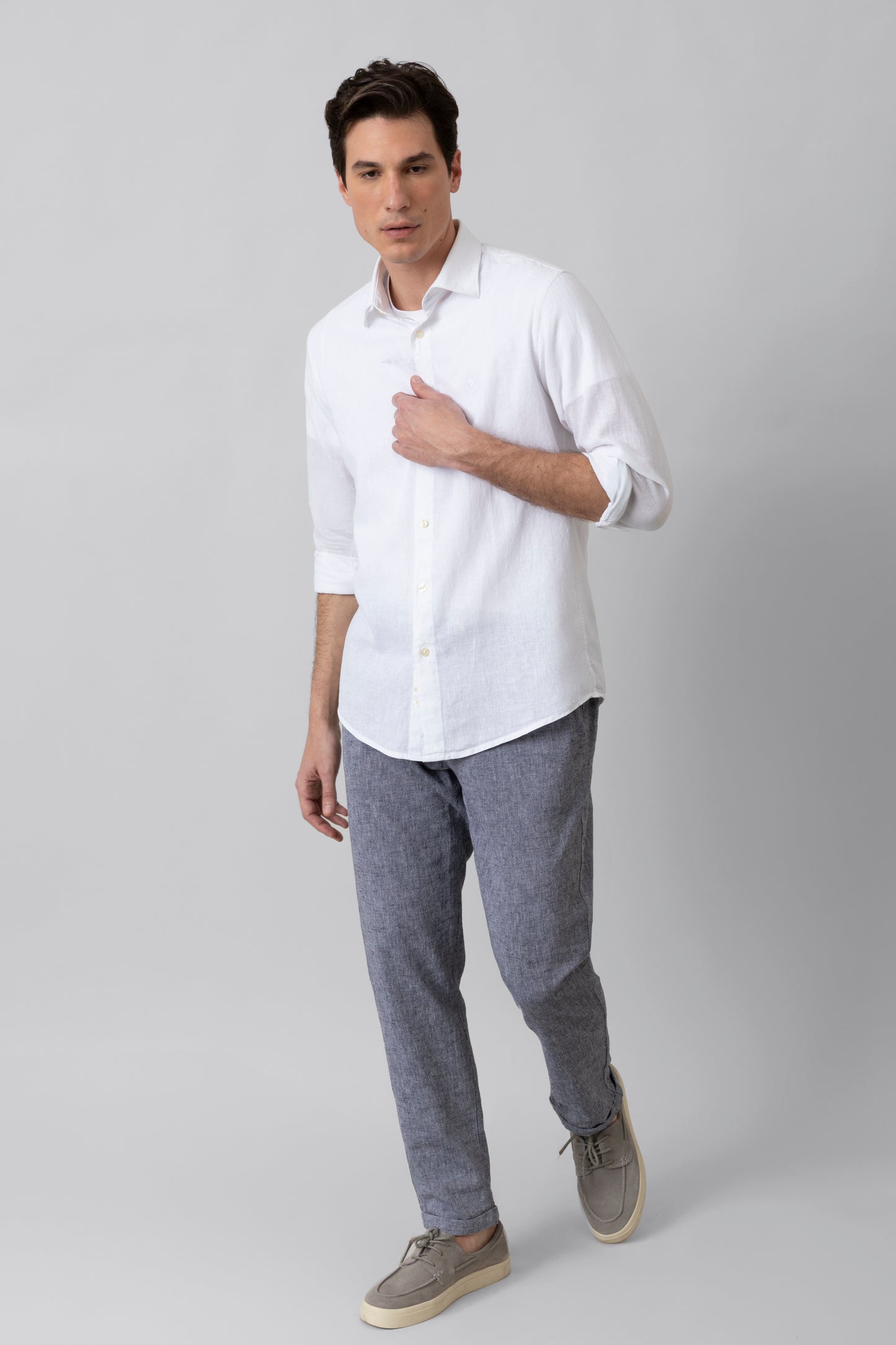 Pantalaccio in misto lino cotone