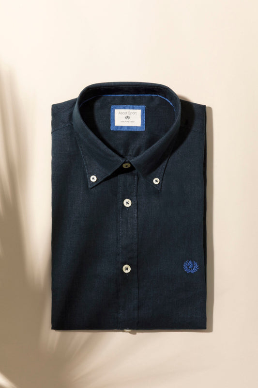 Camicia Button Down in 100% puro lino