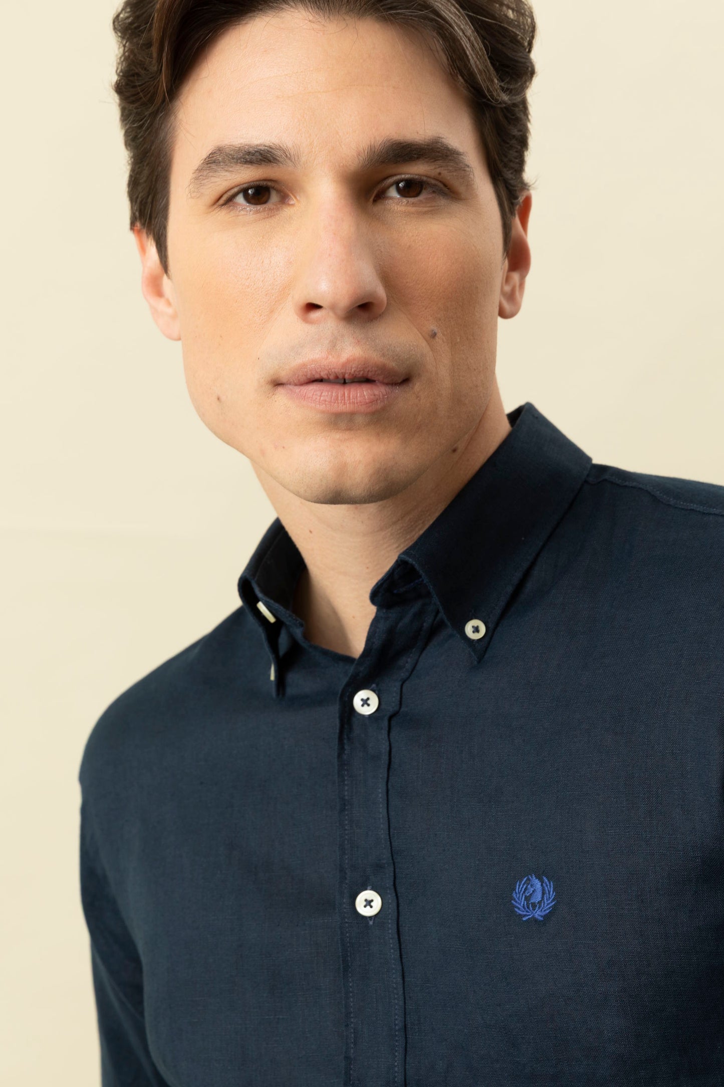Camicia Button Down in 100% puro lino