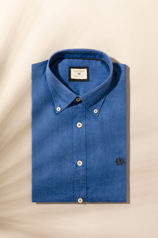 Camicia Button Down in 100% puro lino