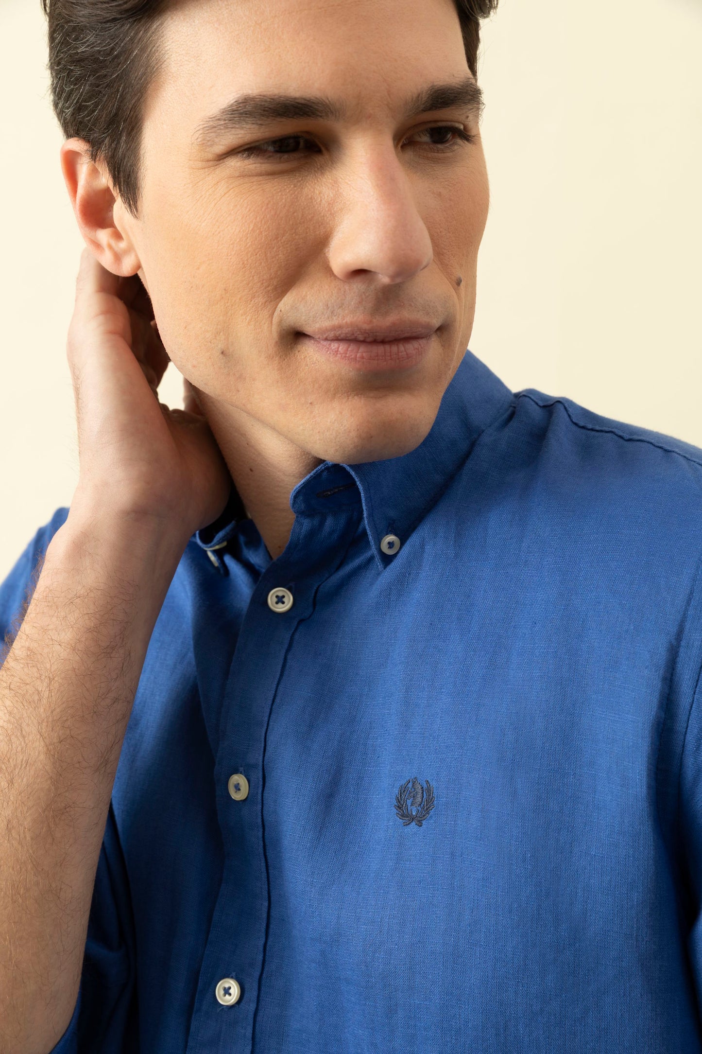 Camicia Button Down in 100% puro lino