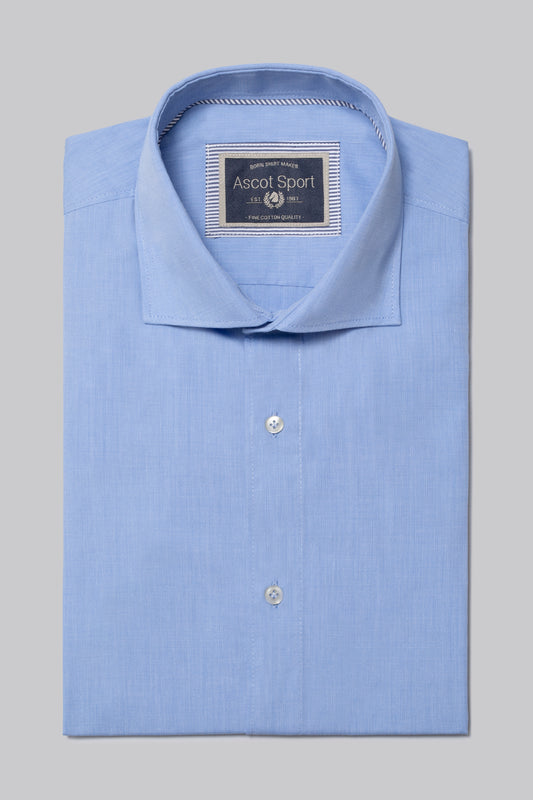 Camicia collo classico in 100% cotone Fil à Fil