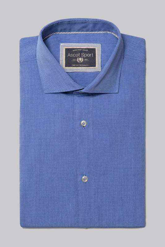 Camicia collo classico in 100% cotone Fil à Fil