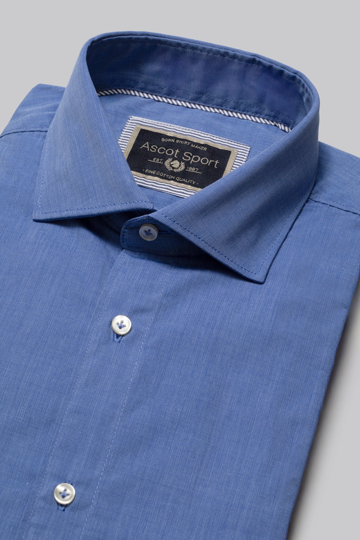Camicia collo classico in 100% cotone Fil à Fil
