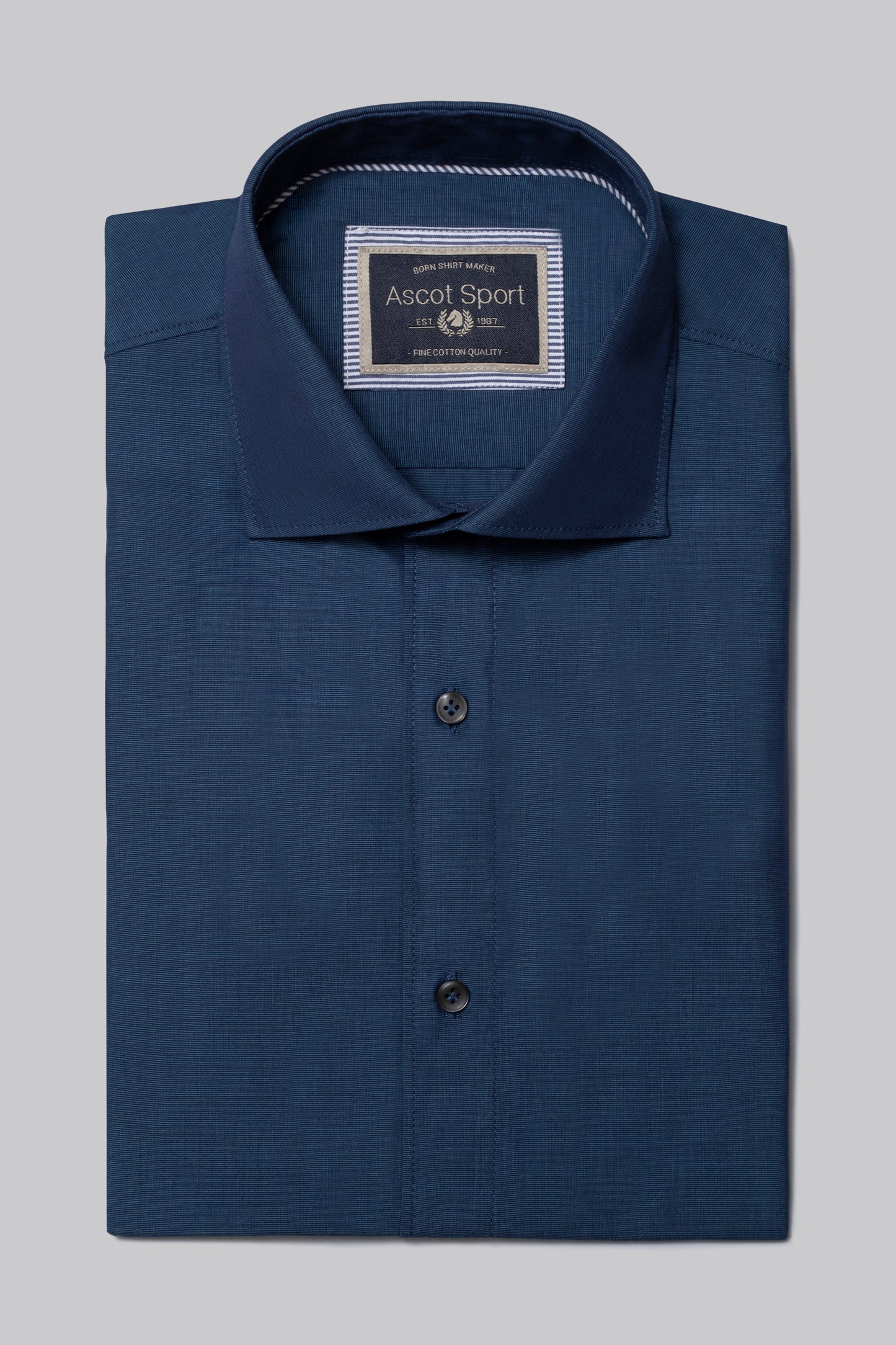 Camicia collo classico in 100% cotone Fil à Fil